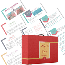 Load image into Gallery viewer, Learn to Knit Resource Kit (19 Offer)
